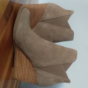 Lucky Brand Suede Leather Booties